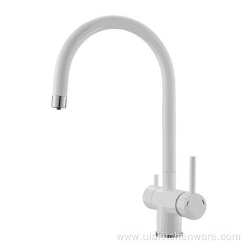 three way kitchen faucets for the granite sink